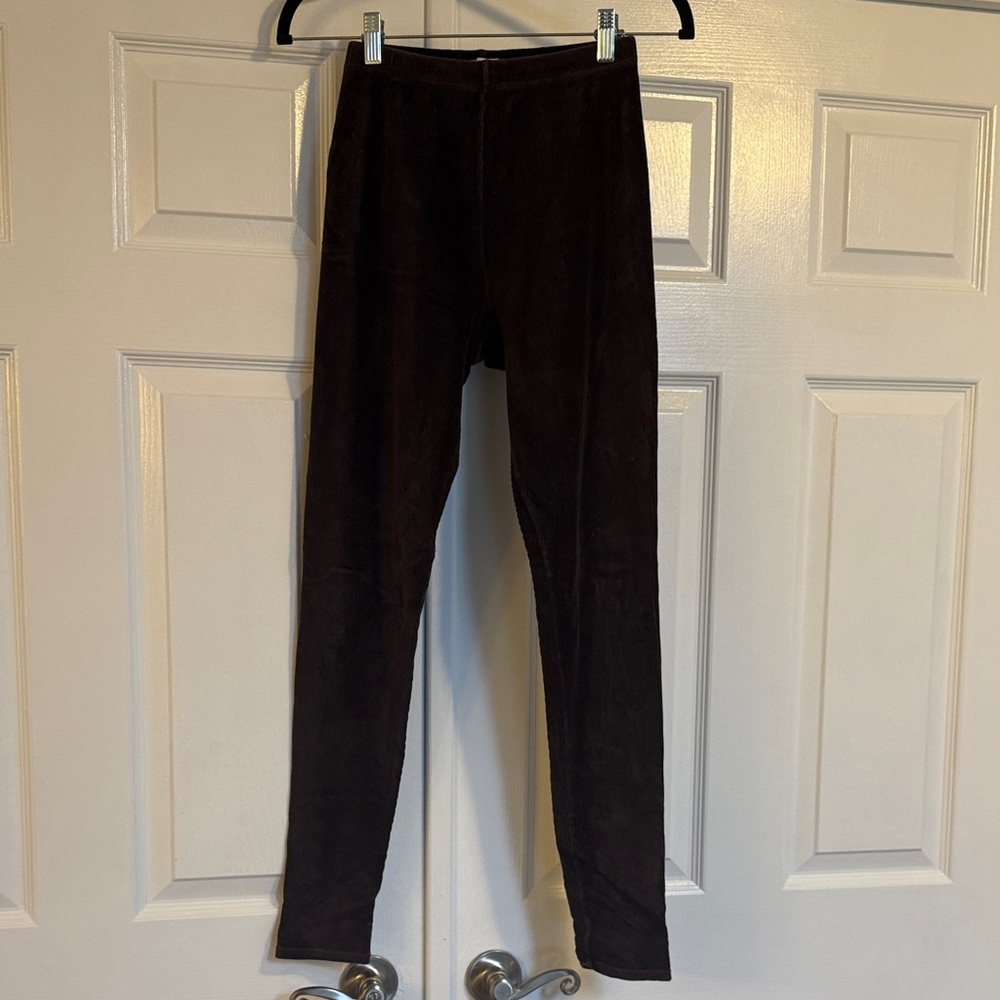 Vintage J. Crew Corduroy Brown Leggings